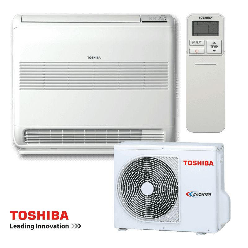 Toshiba Инверторен климатик Toshiba Bi-flow RAS-B13J2FVG-E1 + RAS-13J2AVSG-E - подов тип