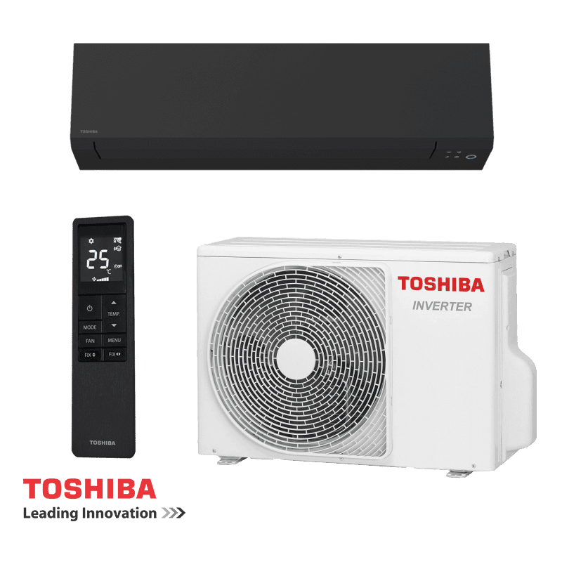 Инверторен климатик Toshiba Shorai Edge RAS-B16G3KVSGB-E + RAS-16J2AVSG-E1 - черен