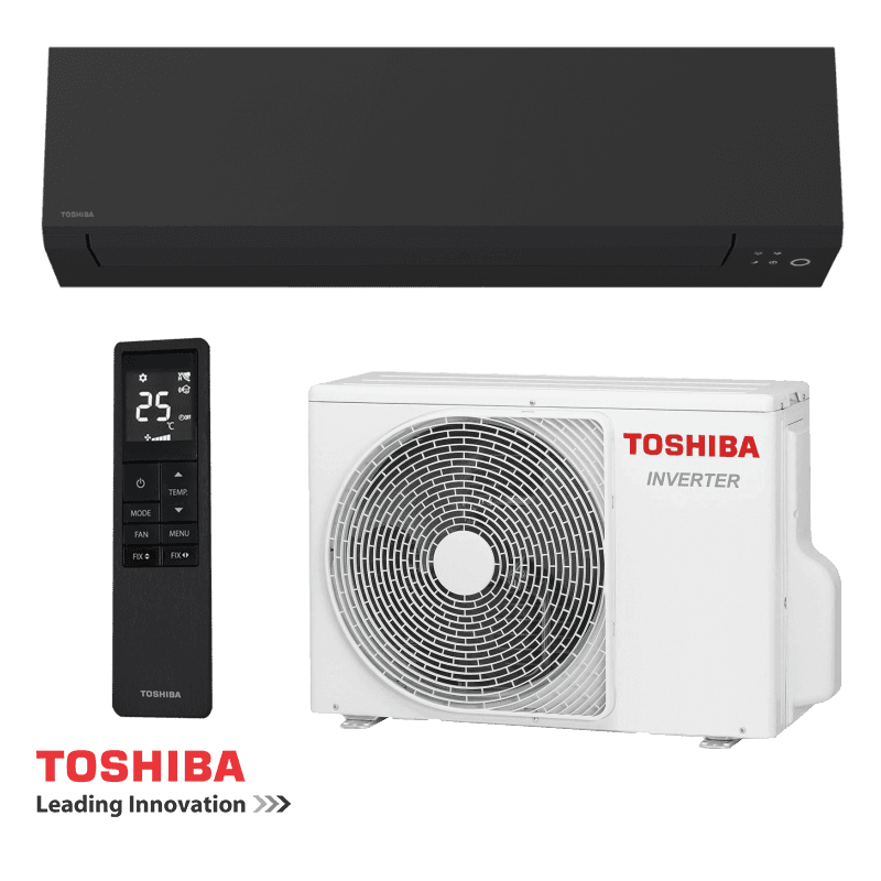 Инверторен климатик Toshiba Shorai Edge RAS-B22G3KVSGB-E + RAS-22J2AVSG-E1 - черен