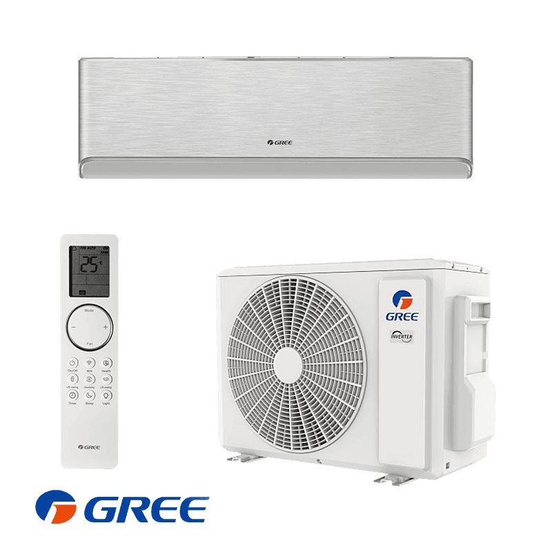 Инверторен климатик Gree Airy GWH12AVCXD-K6DNA1A - сребърен