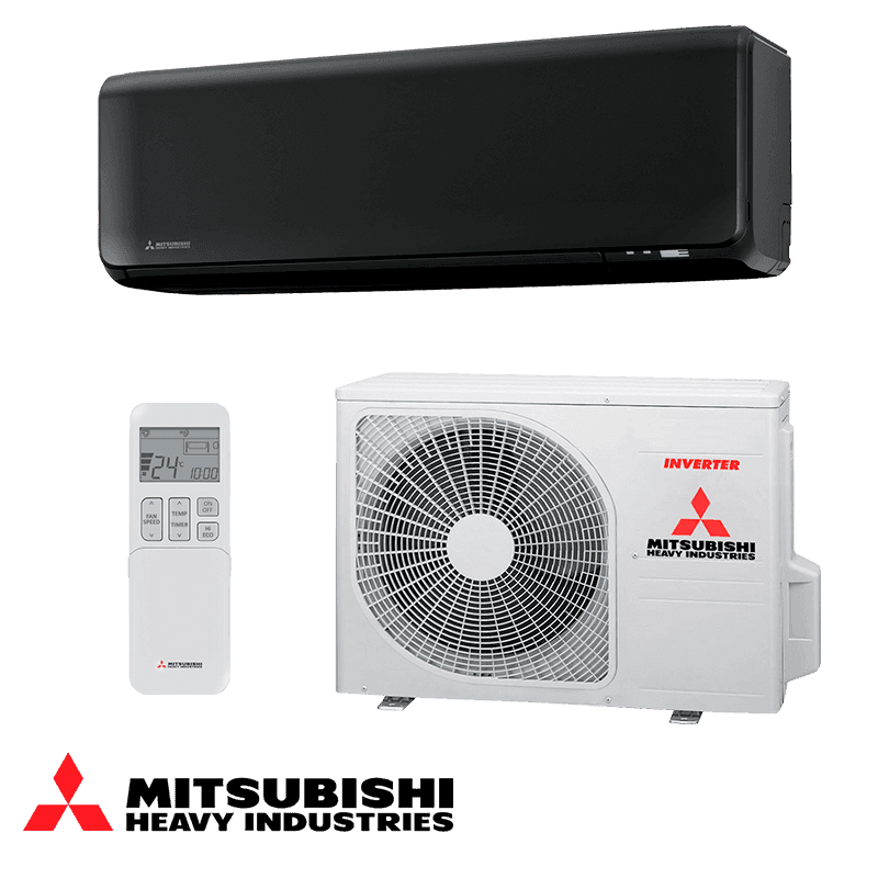 Инверторен климатик Mitsubishi Heavy Industries SRK 20 ZT-WFB + SRC 20 ZT-W - черен