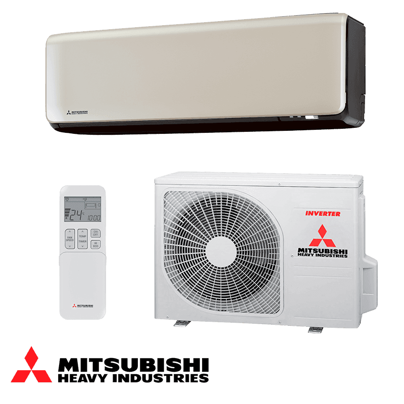 Инверторен климатик Mitsubishi Heavy Industries SRK 25 ZT-WFT + SRC 25 ZT-W - титаниев