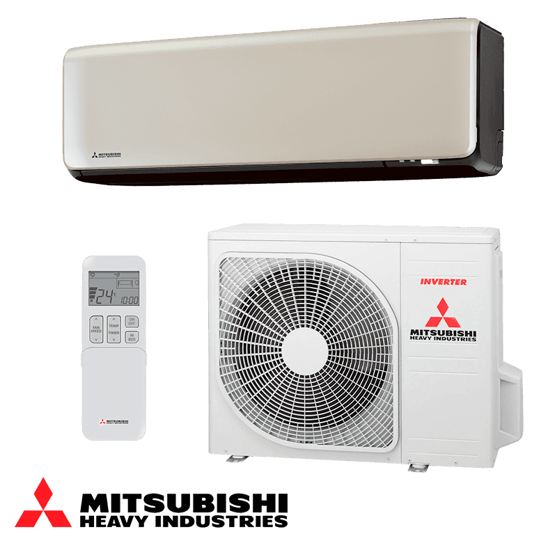 Инверторен климатик Mitsubishi Heavy Industries SRK 35 ZT-WFT + SRC 35 ZT-W - титаниев